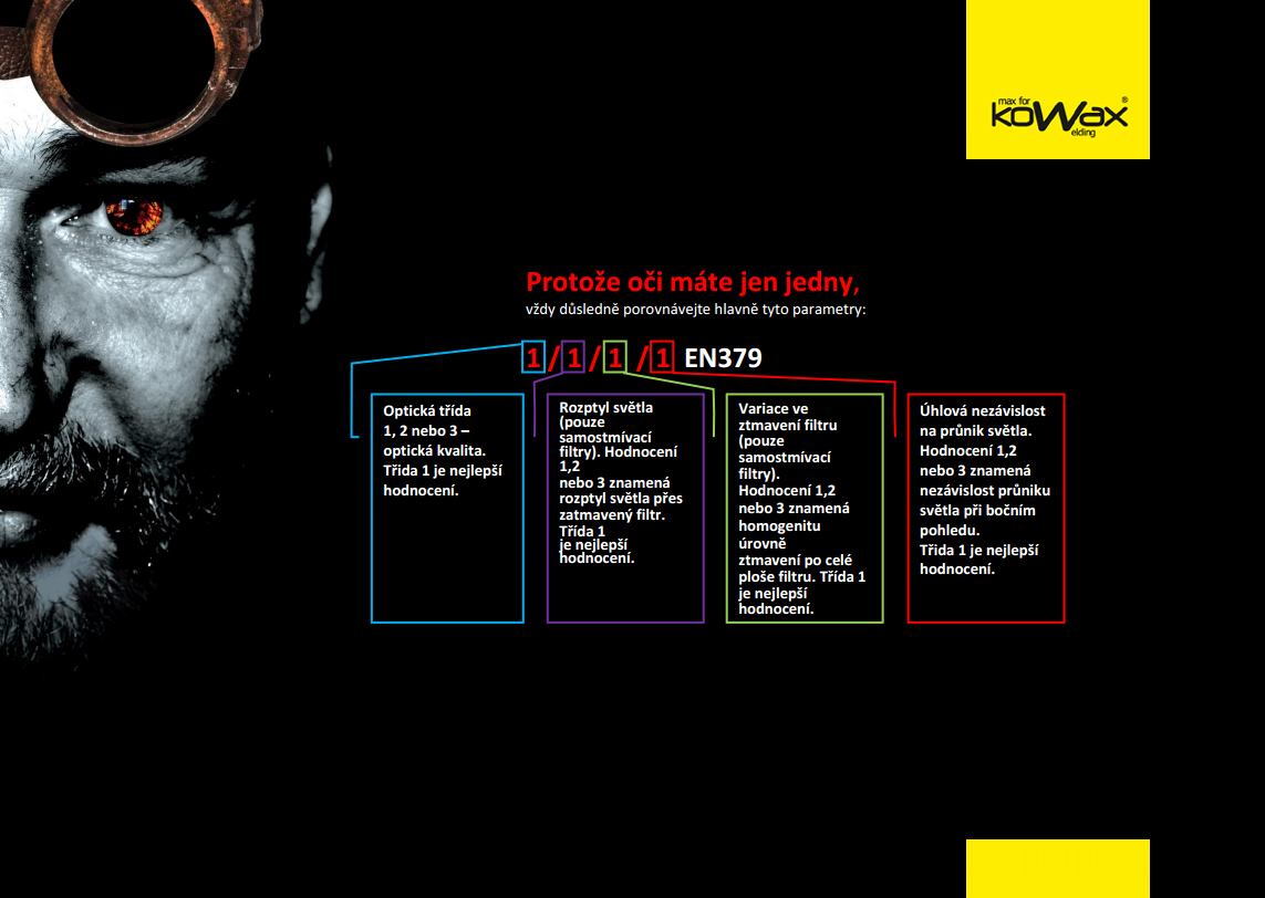 KOWAX KWX730ARC++ svařovací kukla samostmívací