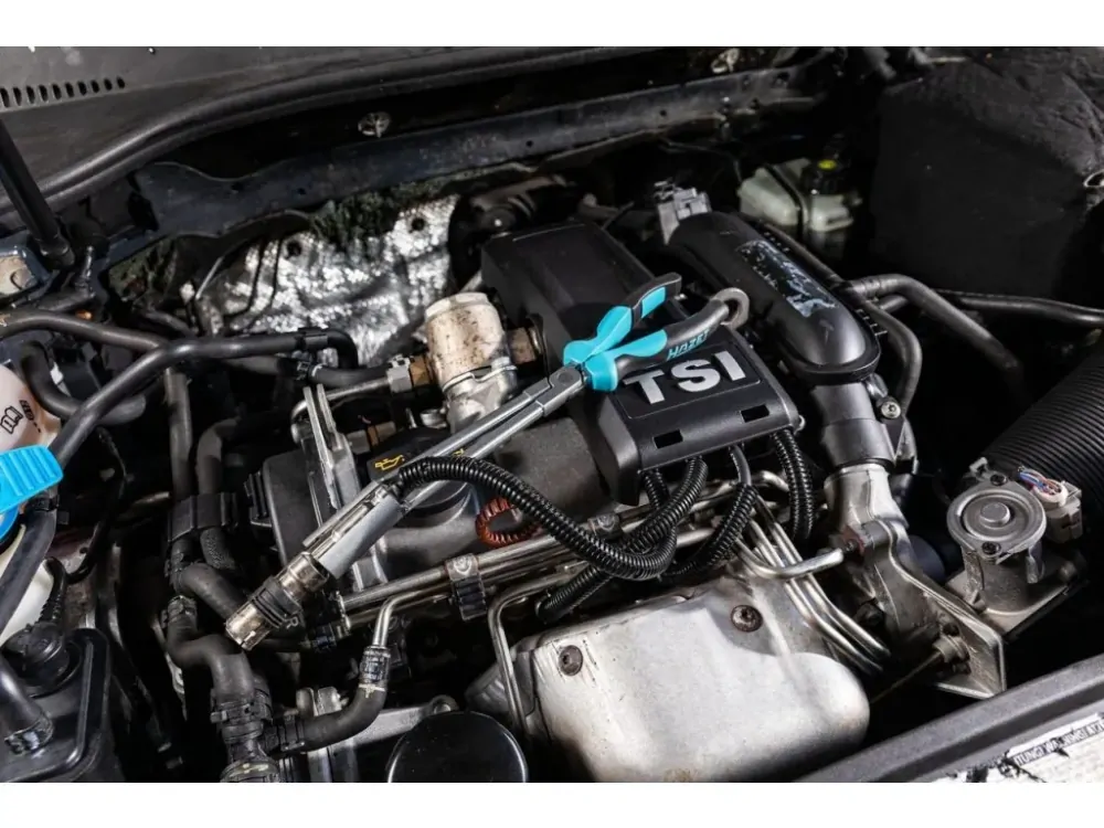 HAZET 1849-2 Kleště na kabelové koncovky zapalovacích svíček, extra délka 290 mm