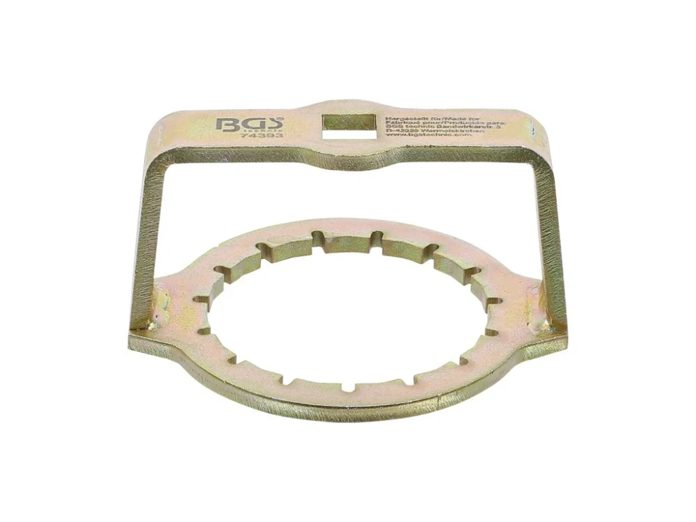 BGS 74393 Klíč na olejové filtry 1/2", 15-drážkový 74,7 mm, pro Opel