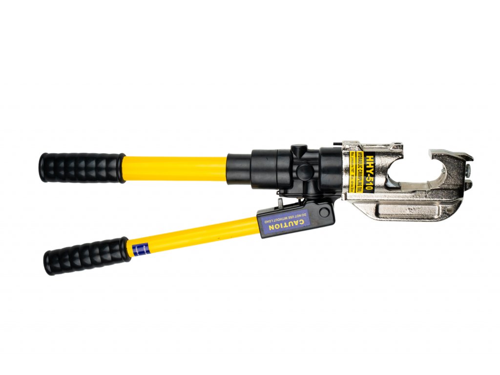 GENBORX HHY-510 Hydraulické lisovací kleště na kabelová oka a spojky, síla 11 tun, C-hlava