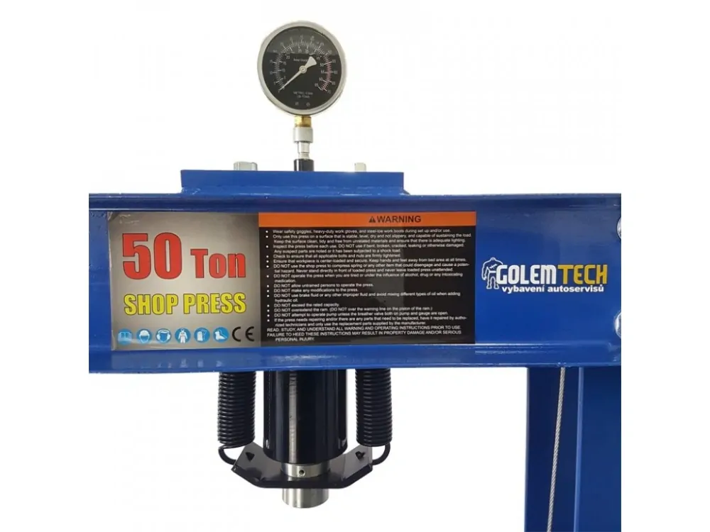 Golemtech HL09 Hydraulický lis 50T s multiplikátorem