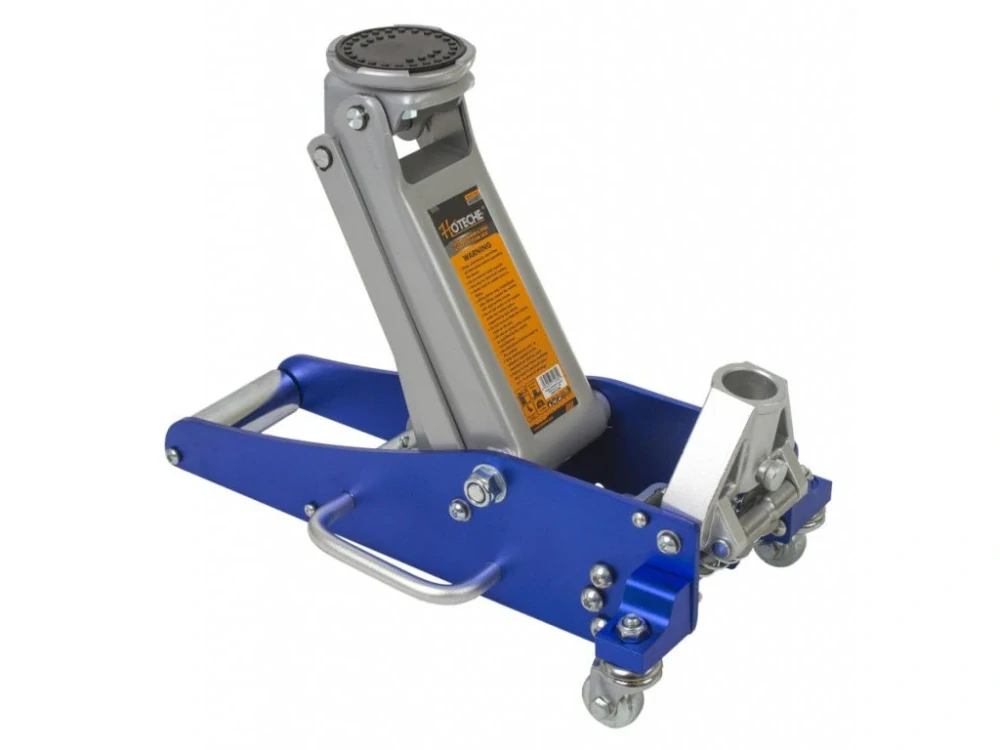 HOTECHE HT651501 hliníkový hydraulický zvedák pojízdný 1,5 t, nízkoprofilový, 90-358 mm