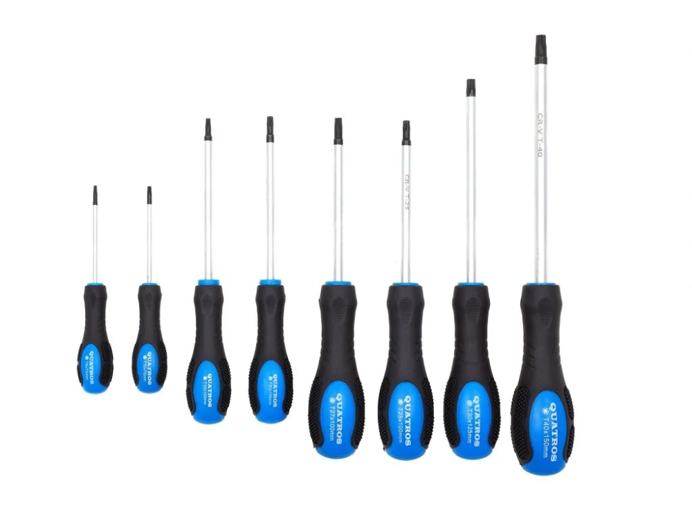 QUATROS QS14925 Šroubováky TORX, velikosti T8 - T40, sada 8 kusů