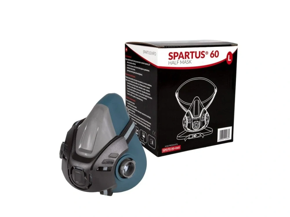 SPARTUS® 60 (velikost L) Polomaska ochranná, dýchací, bez filtrů