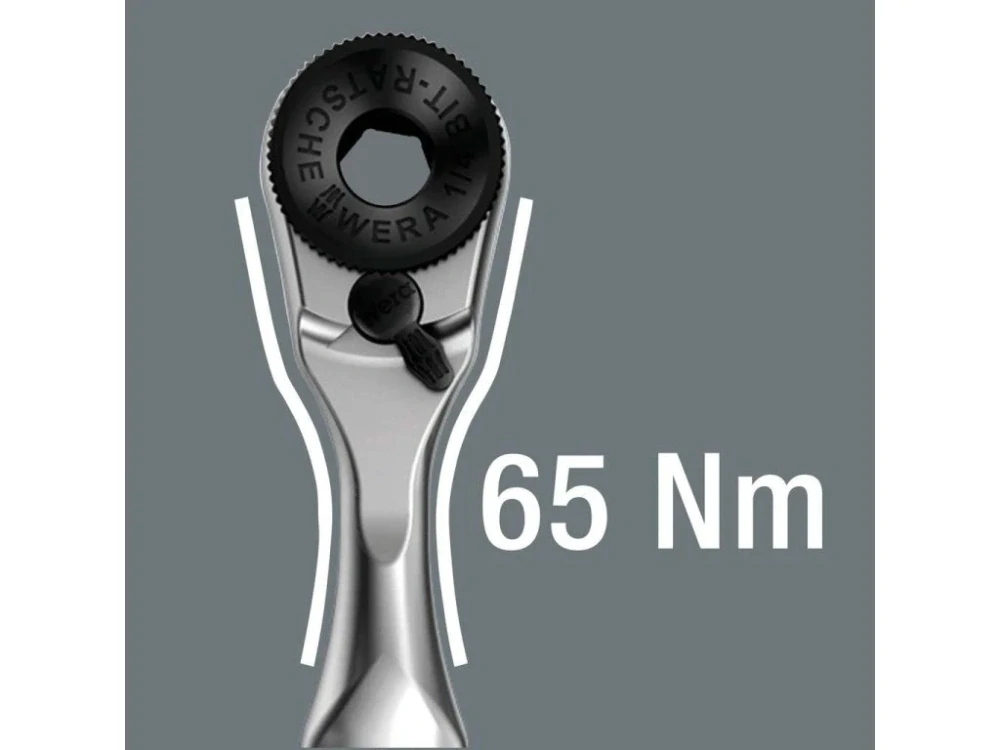 WERA 056490 Sada bitů a hlavic s ráčnou 1/4" + držák Tool-Check PLUS, 39 ks