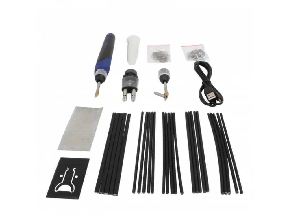 ASTA A-30WPH Svářečka plastů akumulátorová, 3 nástavce, 100 ks sponek