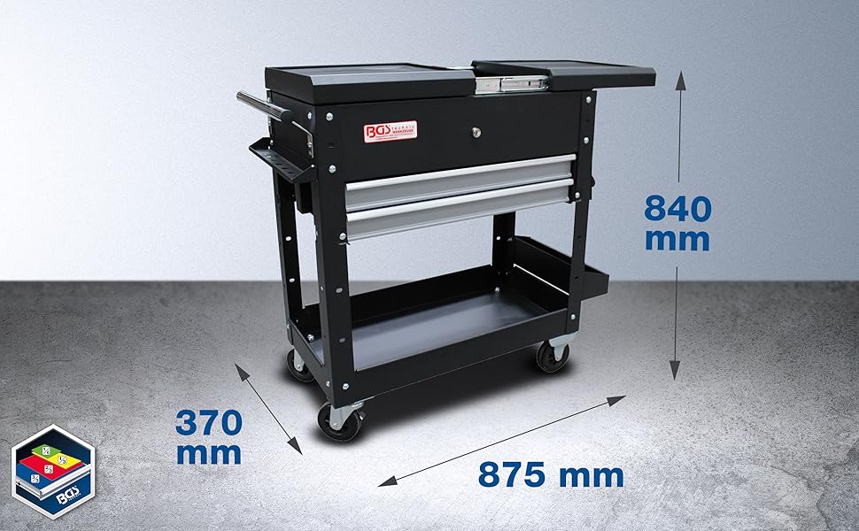 BGS 4105 Vozík dílenský s výsuvnou pracovní plochou