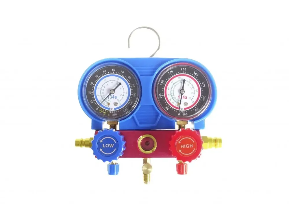 QUATROS QS13107 Sada na plnění a diagnostiku klimatizace automobilů, R134a