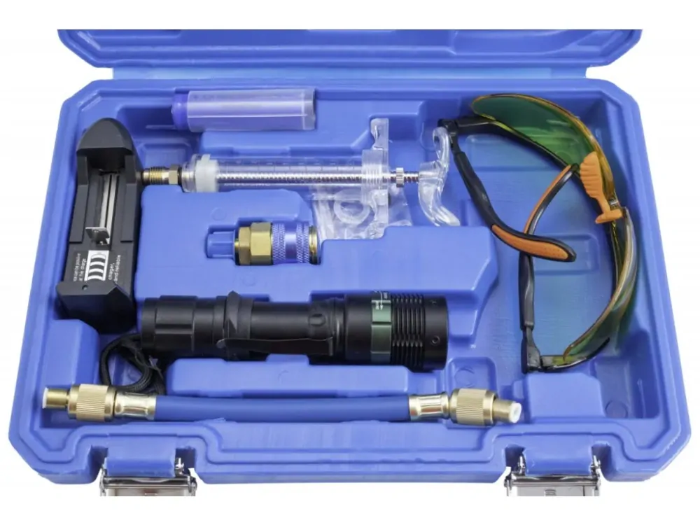 QUATROS QS13134 Tester, UV lampa na kontrolu úniku chladiva z klimatizace