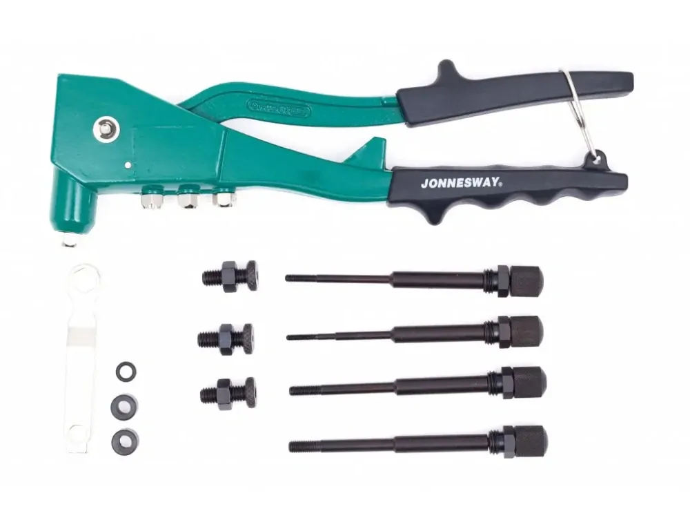 JONNESWAY V1102 Nýtovací kleště na trhací nýty 2.4, 3.2, 4, 4.8 mm a maticové nýty M3-M6