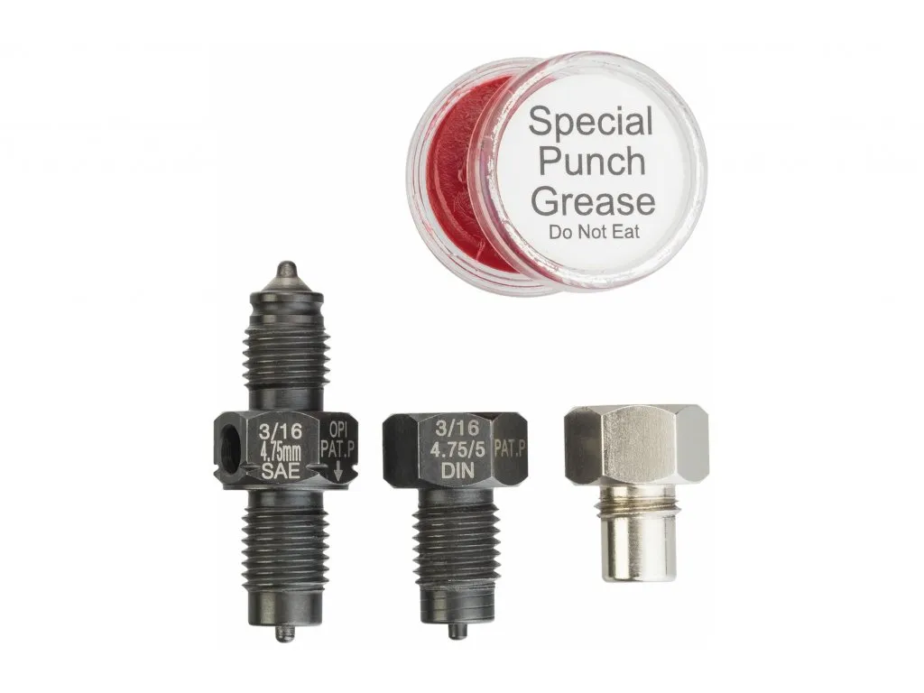 VIGOR V4697 Pertlovací sada pro úpravu konců brzdových trubek 4,75mm - pertlovačka
