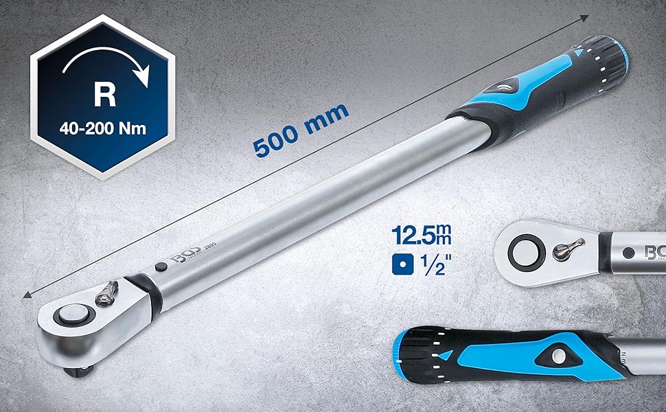 BGS 2805 Momentový klíč 1/2" (40 ÷ 200 Nm)