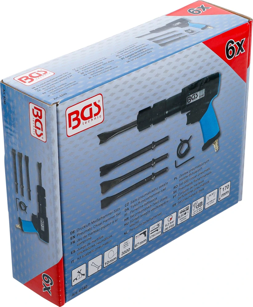 BGS 6240 Pneumatické sekací kladivo - sklíčidlo pr. 10 mm