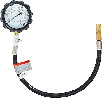 BGS 8008-1 Manometr 0 ÷ 70 barů s hadicí měřič komprese (Ze sady BGS 108008)