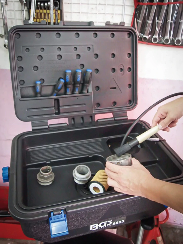 BGS 8693 Přenosný mycí box (stůl) 260x440x640 mm (230 V)