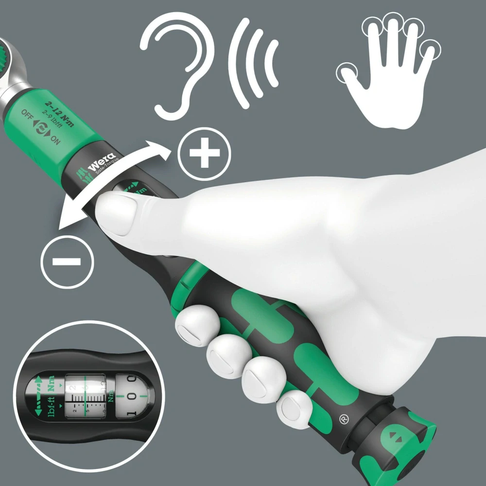 Wera 075800 Momentový klíč 1/4" Safe-Torque A 1  (2 ÷ 12 Nm)