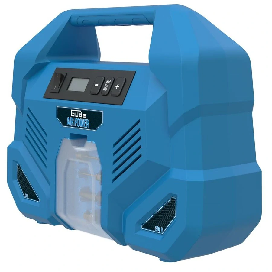 GÜDE Airpower Dual Drive 12/230V bezolejový kompresor 5-dílná sada - 50150