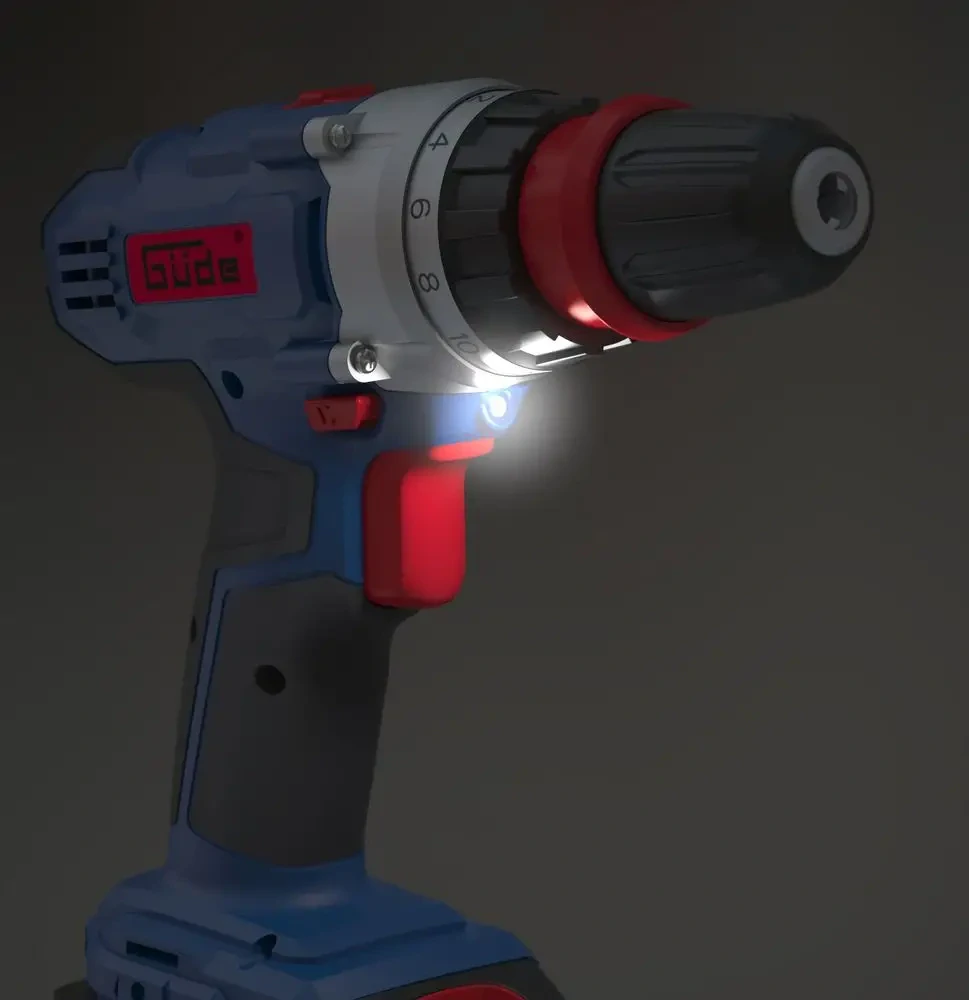 GÜDE BS 18 AKU VRTACÍ ŠROUBOVÁK 2,0Ah, 18V Set 126 dílů - 58701