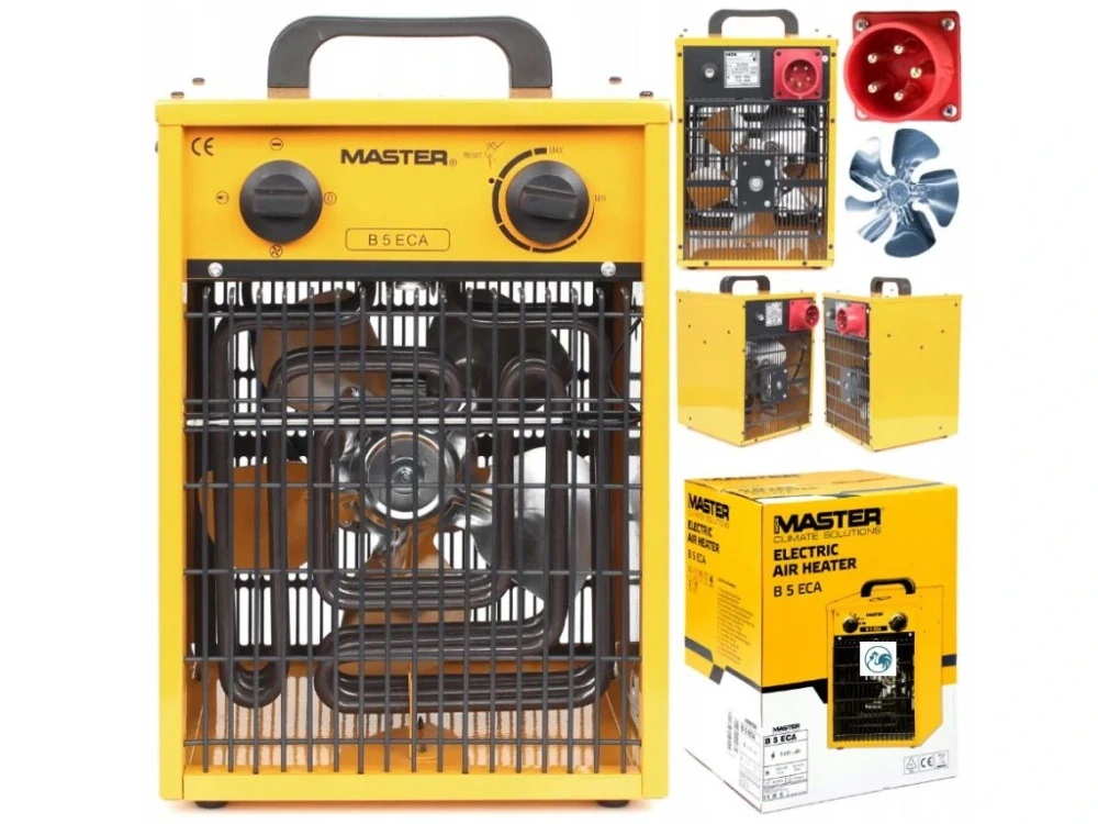 MASTER B 5 ECA Dílenské topidlo elektrické - přímotop, 5 kW, 400V