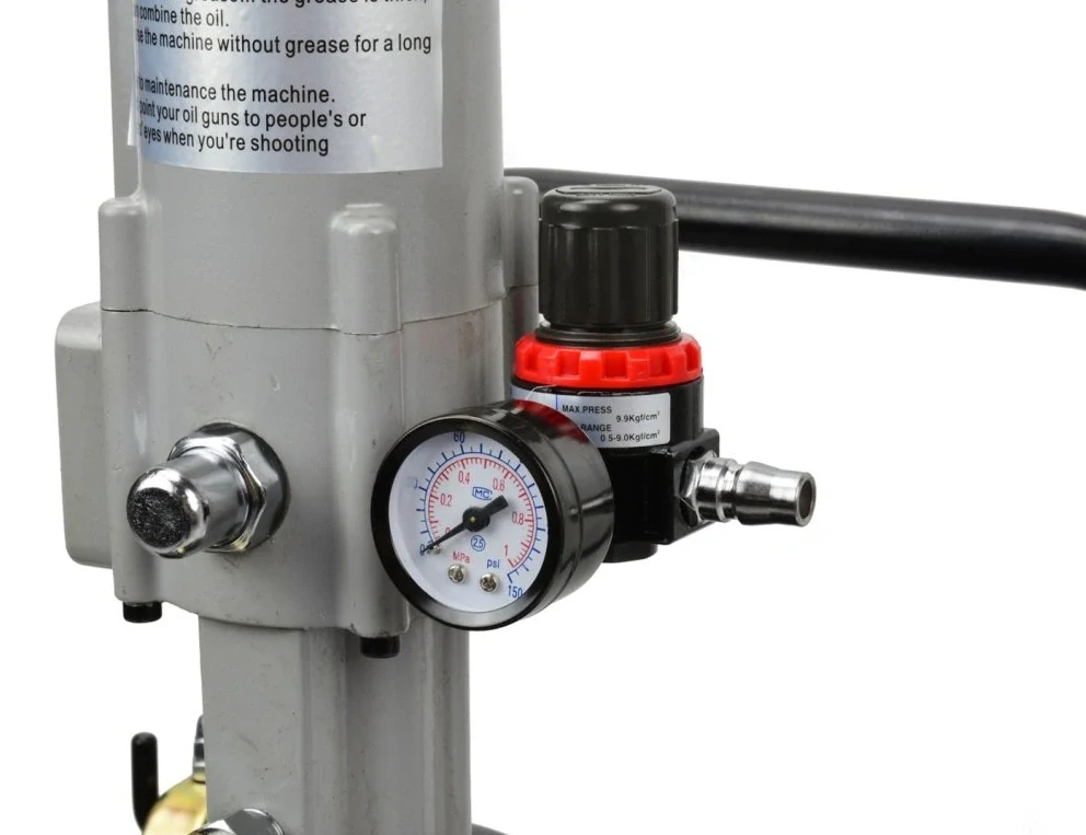 GEKO G01137 Maznice pneumatická, pojízdná, objem 16 l, tlak 30-40 MPa, hadice 4m