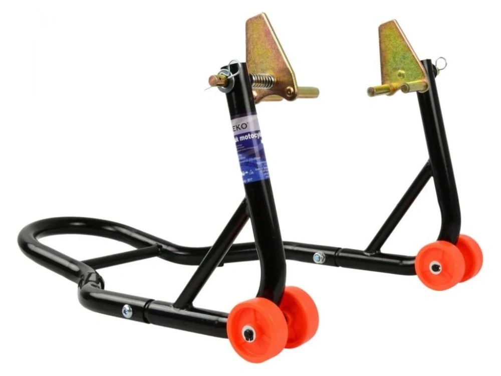 GEKO G02167 Set stojanů na silniční motocykl - motostojan, přední a zadní, nosnost 270 kg