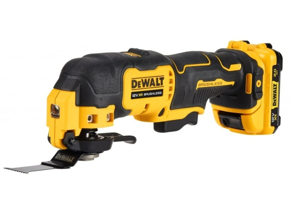 DEWALT DCS353D2 SET Aku oscilační multibruska 12V, 2x 2,0Ah, T-stak