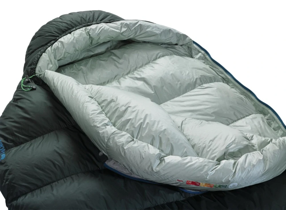 Therm-a-Rest HYPERION 32F/0C Long Black Forest ultralehký péřový spacák zelený