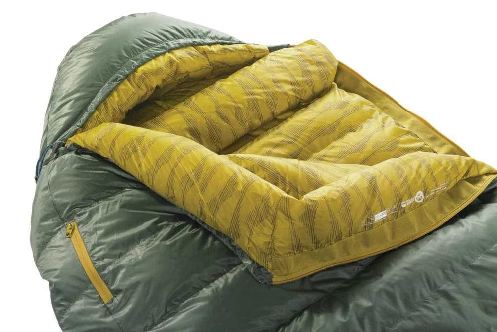 Therm-a-Rest QUESTAR 20F/-6C Regular Balsam péřový spacák šedý