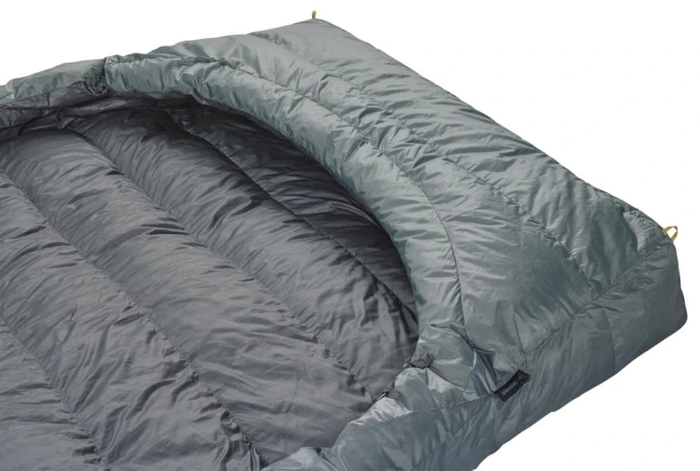 Therm-a-Rest VELA DOUBLE 20F/-6C Storm péřová přikrývka šedá pro 2 osoby