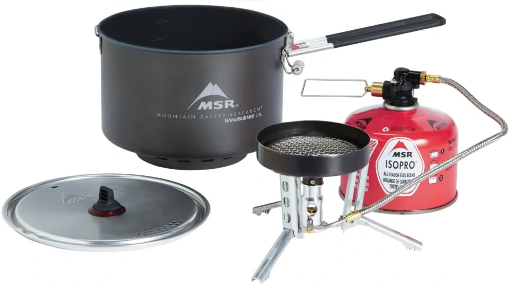 MSR WINDBURNER GROUP STOVE SYSTEM plynový vařič a 2,5 l hrnec