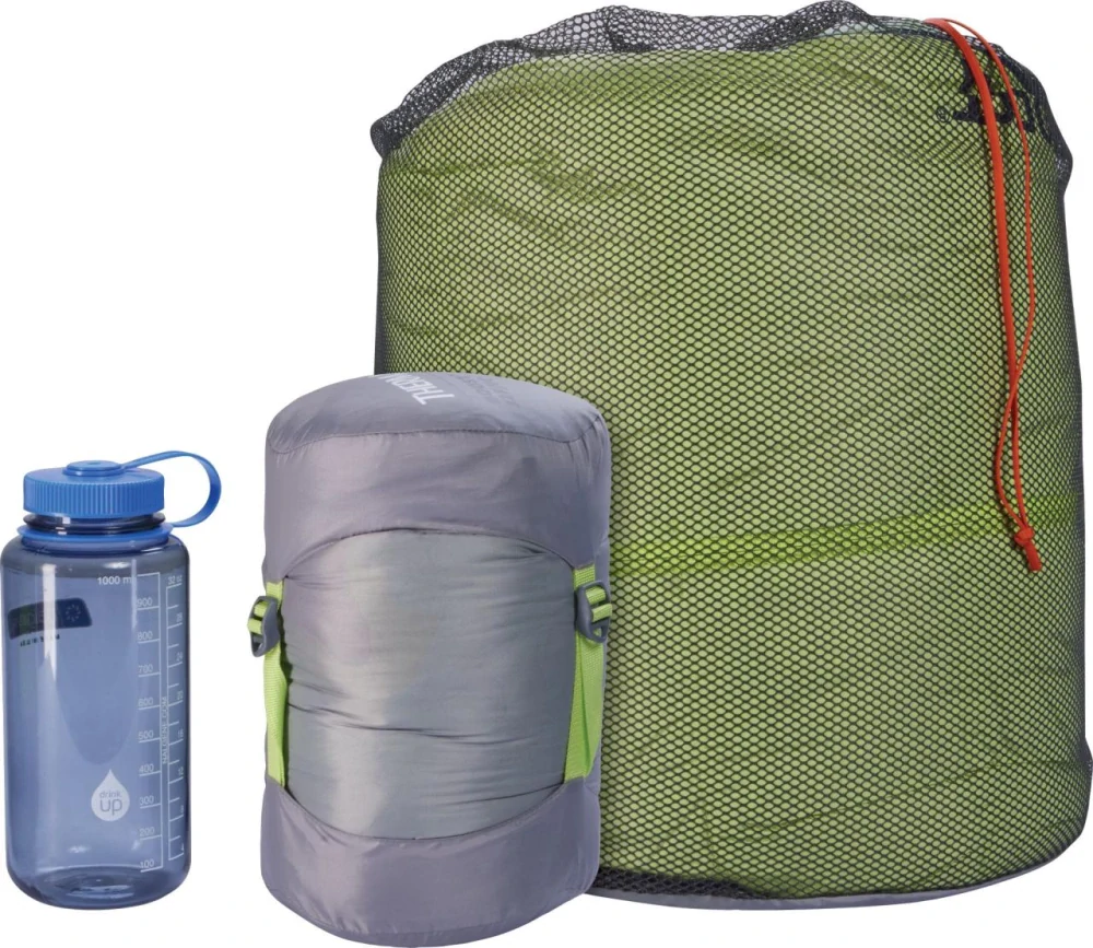 Therm-a-Rest BOOST 650 32F/0C Regular Meadow Green péřový spacák žlutozelený