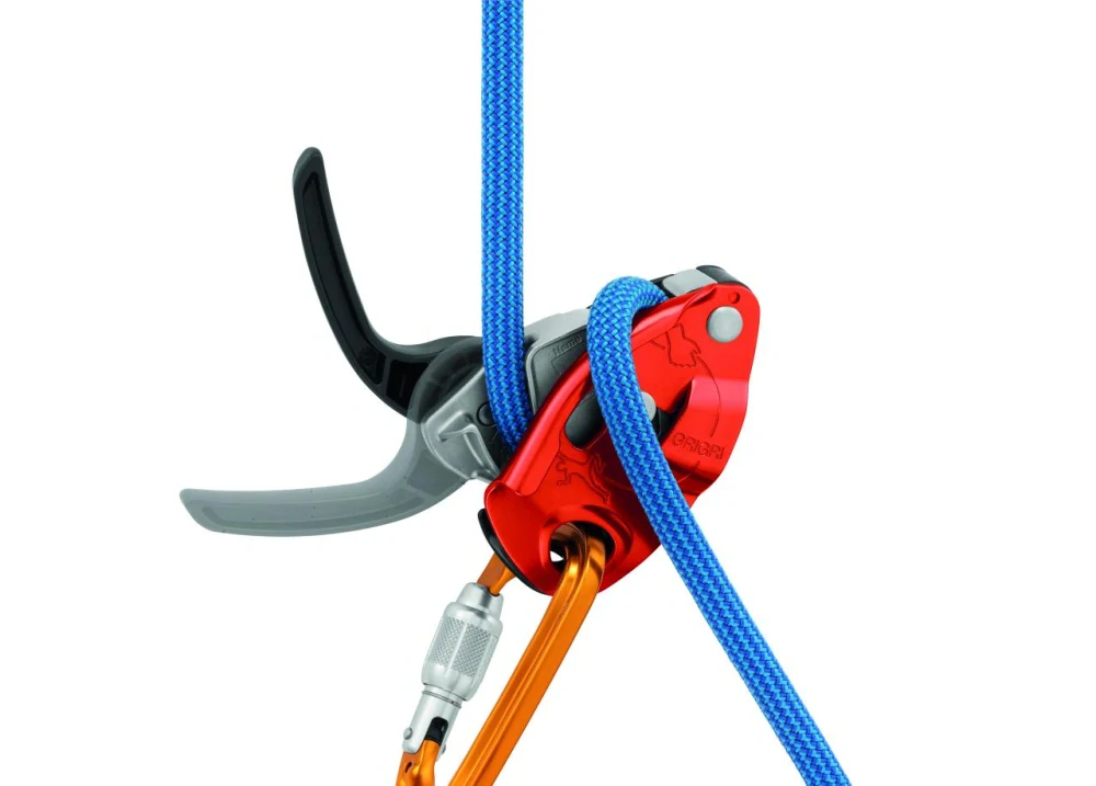 PETZL GRIGRI jistící brzda červeno-oranžová