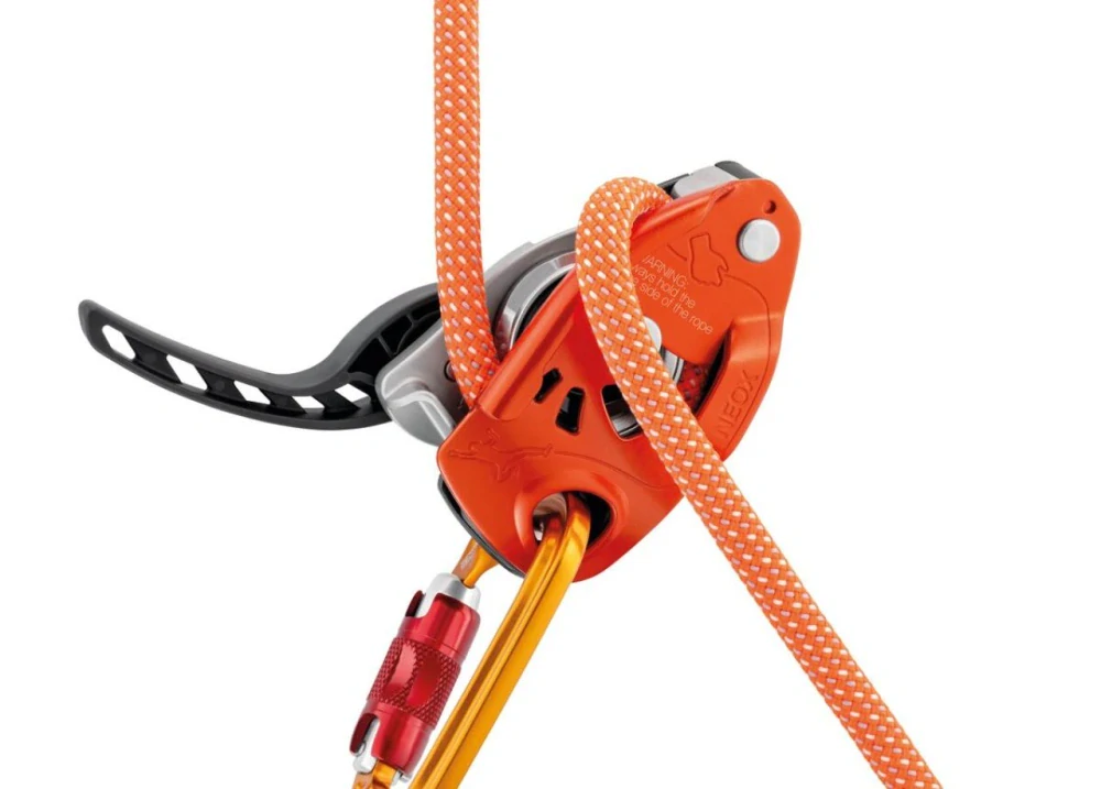 PETZL NEOX ORANGE jistící brzda oranžová