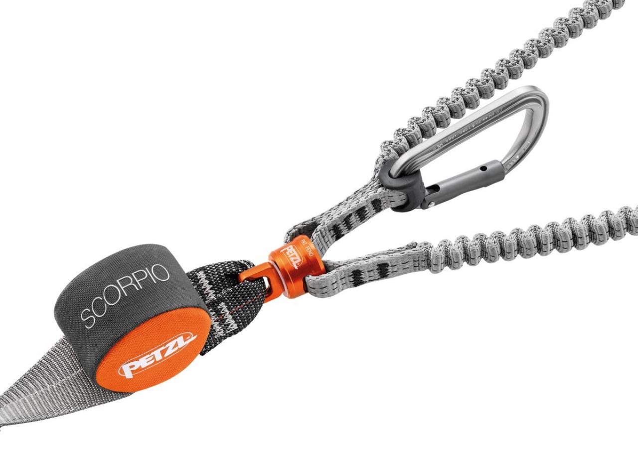 PETZL SCORPIO VERTIGO SW ferratový tlumič s karabinou Vertigo WL a Swivelem
