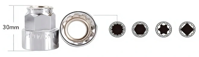 MAGG Profi 080238 Gola sada 32 dílů - 1/4", 3/8"