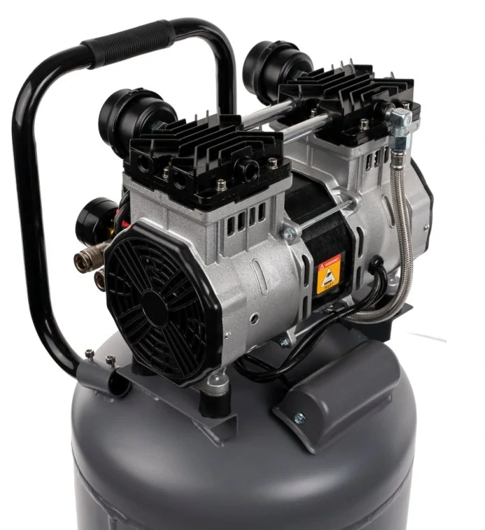 TAGRED TA3396 tichý bezolejový vertikální kompresor s odlučovačem 50l, 230V, 2 písty, 2HP, 10bar