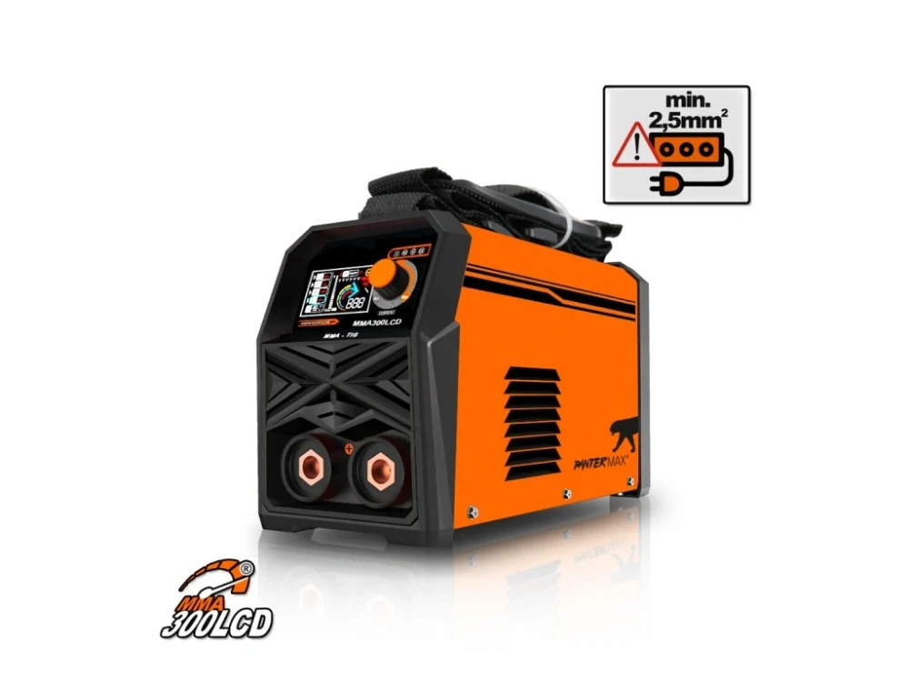 PANTERMAX MMA300LCD SET1 invertorová svářečka MMA/TIG + SAMOSTMÍVACÍ KUKLA