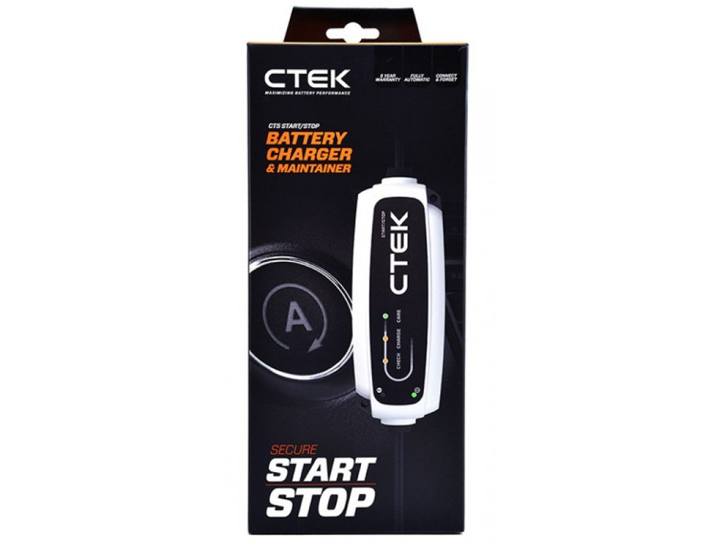 CTEK START-STOP CT 5.0 automatická nabíječka 12V, 3,8A