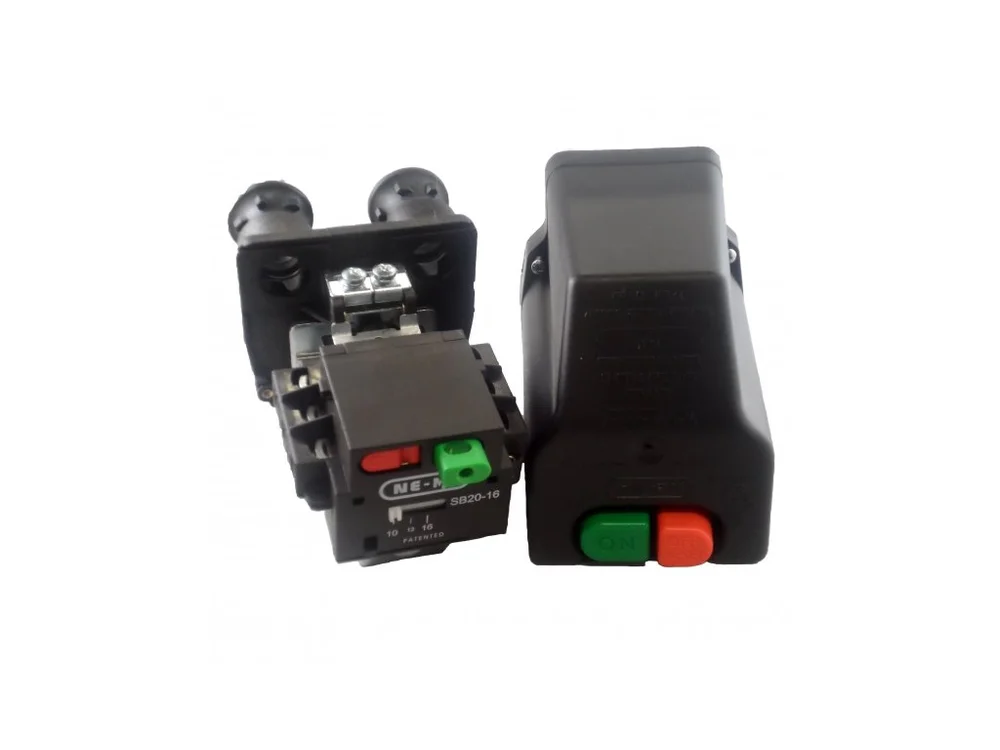 NE-MA tlakový spínač 400V 1x 3/8" + 3x 1/4", 10-16A, 11 bar - 9063228