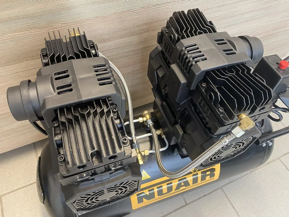 Nuair SILTEK TB 50 D tichý bezolejový kompresor 2,2kW