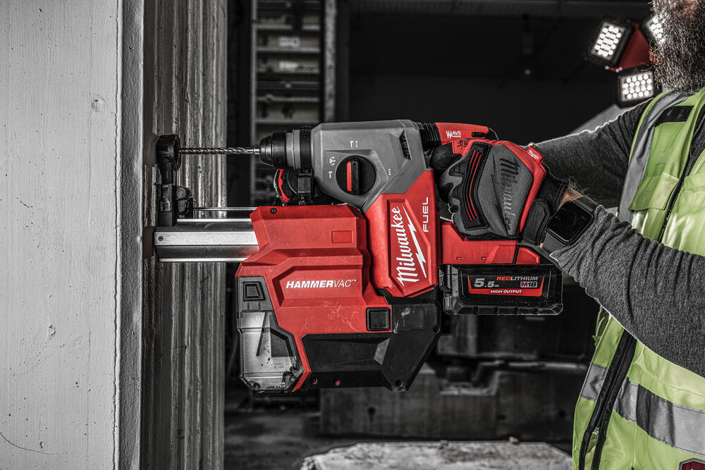 MILWAUKEE M18 FDDEXL specializované odsávání pro vrtací kladiva 26 mm SDS-Plus s mechanismem AUTOPULSE (bez aku) - 4933478508
