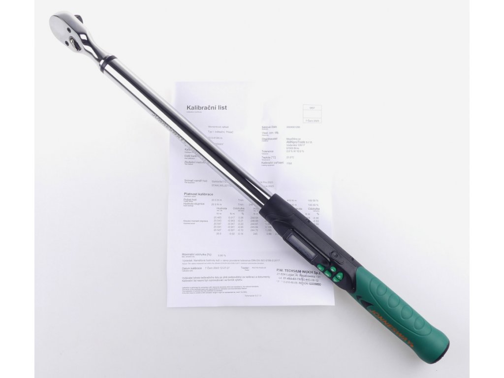 JONNESWAY T24410 Momentový klíč, přesný, digitální, 1/2", 20,5-410 Nm, 36z