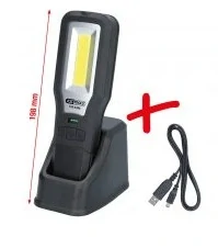 KS TOOLS 150.4490 Dílenská ruční svítilna, ohebná, 550 lumenů