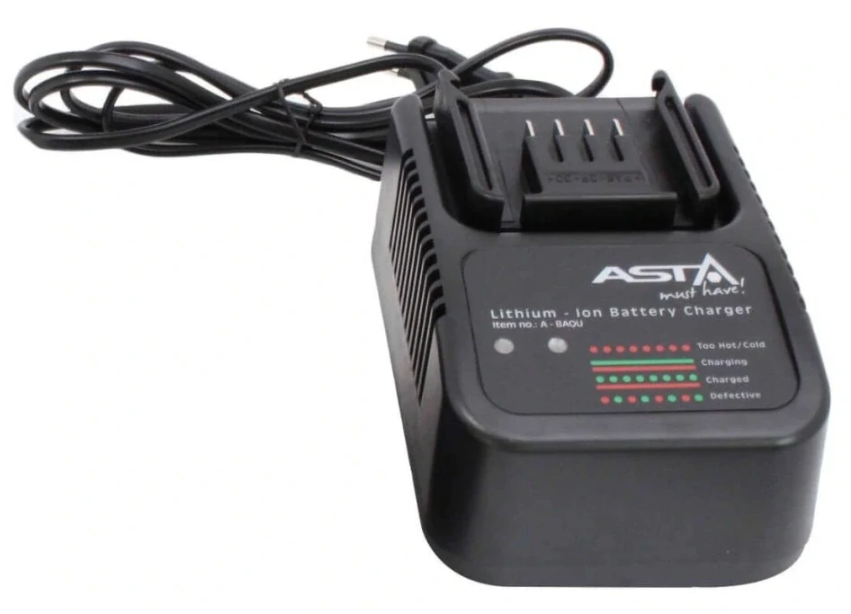 ASTA A-AG125 Aku úhlová bruska s regulací 125 mm, 18V / 5,0 Ah