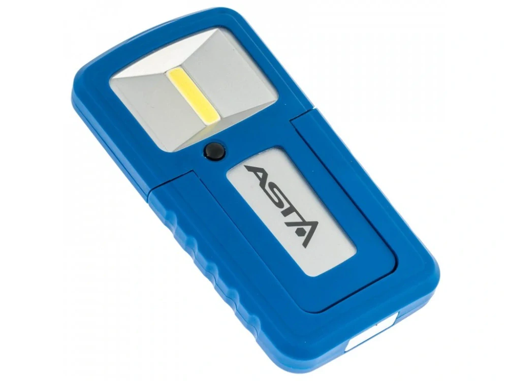 ASTA A-G001 Dílenská montážní lampa LED COB 2W, nabíjecí micro USB, s magnetem a otočným hákem