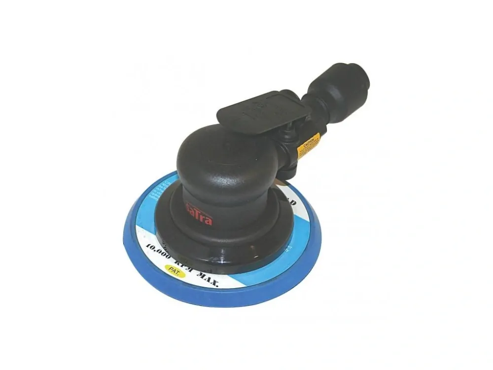 SATRA S-60SHL Pneumatická excentrická bruska a leštička, automatické odsávání