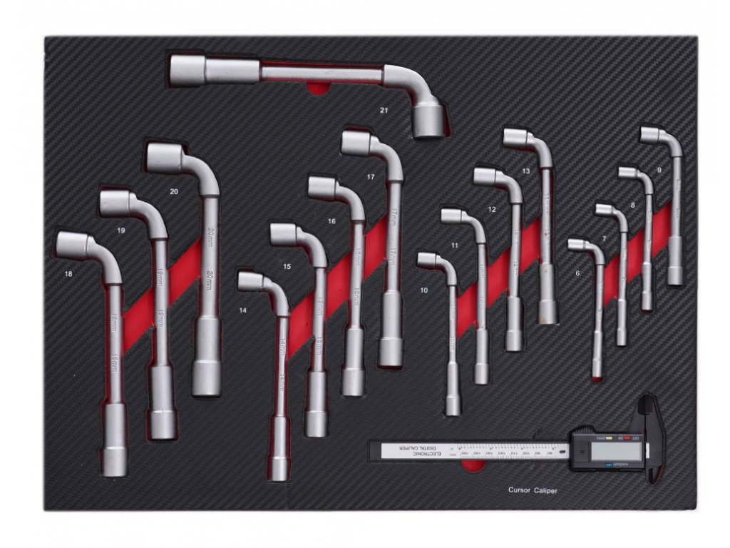 TAGRED TA214 Dílenský vozík vybavený, 298 ks nářadí, 7 zásuvek a XXL velká skříňka