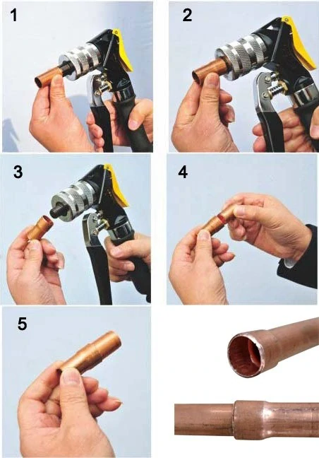 Genborx HHKG-38B Hydraulický expandér pro rozšiřování konců trubek, rozsah 10-38 mm