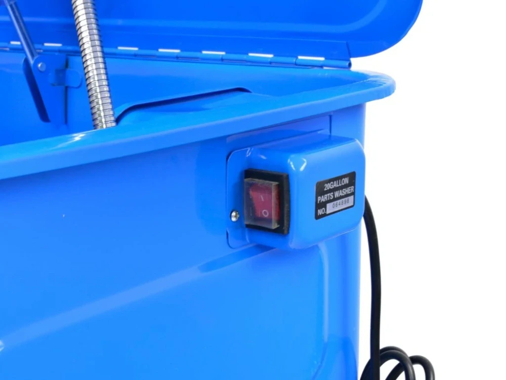 GEKO G02125 Mycí stůl pro čištění dílů s elektrickým čerpadlem a štetcem 80L