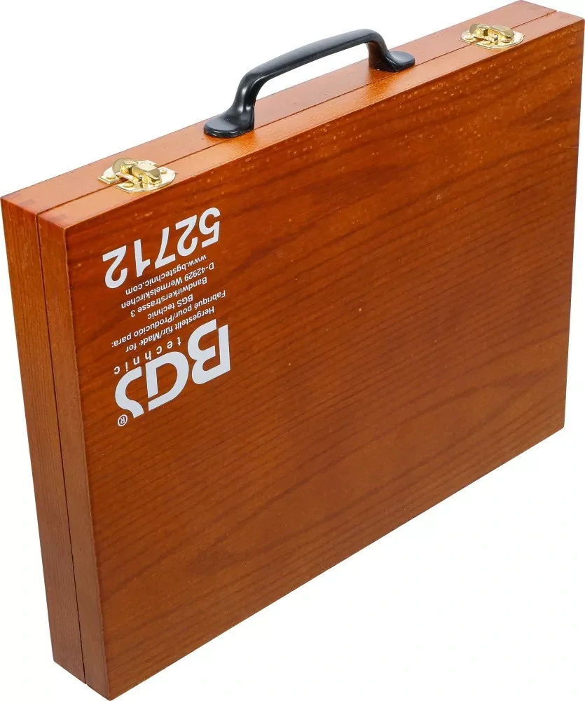 BGS 52712 Řezbářská dláta - sada 12 dílů v dřevěné kazetě